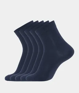 Copenhagen Bamboo 5 Paar marineblaue Bambussocken (niedrig geschnitten) – Produktbild 1 von 1