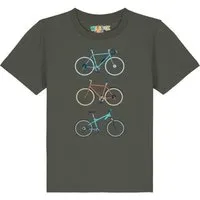 watabout kids watabout.kids T-Shirt Kinder 3 Fahrräder, Khaki, – Produktbild 1 von 1