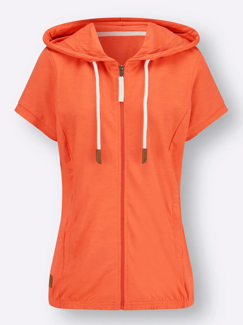 Witt Sweatjacke, Orange, – Produktbild 1 von 2