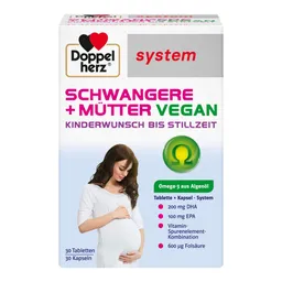 Doppelherz Doppelherz system Schwangere+Mütter Vegan Kombipackung – Produktbild 1 von 1