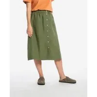 MATONA Matona Rock | Midi Skirt | aus Leinen, Olive, – Produktbild 1 von 1