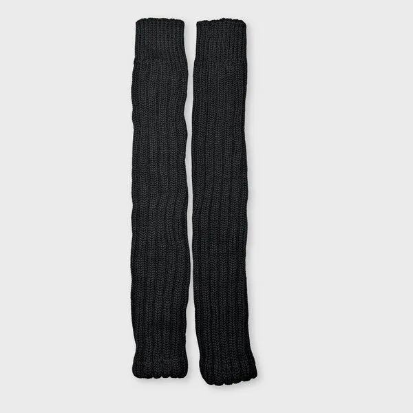 hirsch natur hirsch natur Bein Stulpen bio Schurwolle, Schwarz, – Produktbild 1 von 1