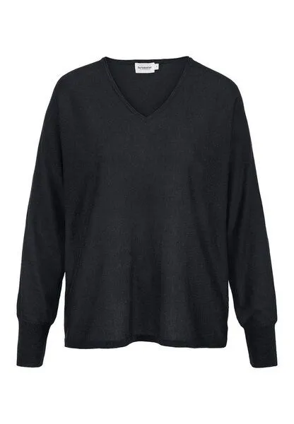 hessnatur hessnatur Pullover Oversize aus TENCEL Lyocell und Bio-Baumwolle, Schwarz, – Produktbild 3 von 4