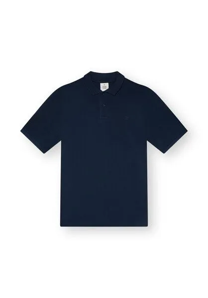 THOKKTHOKK ThokkThokk Herren Polo Shirt aus Biobaumwoll-Piqué, Night sky (blau), – Produktbild 7 von 7