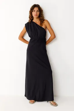 SKFK SKFK Damen vegan Kleid Irma Schwarz – Produktbild 1 von 1
