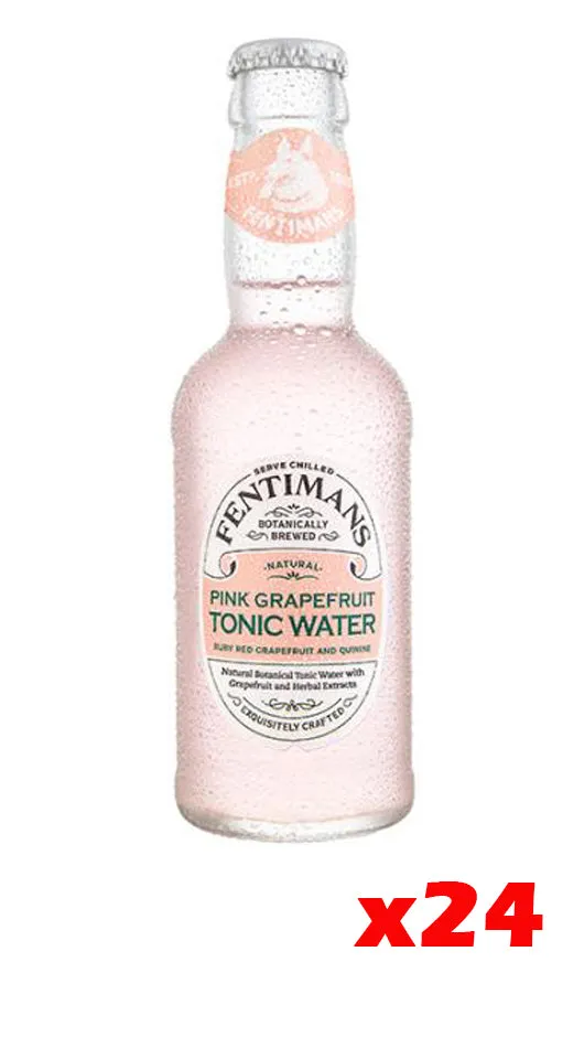 Fentimans Pink Grapefruit Tonic Water 200ml - Verpackung da 24 Flaschen - Fentimans – Produktbild 1 von 1