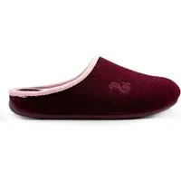 thies Veganer Slipper "thies ® PET Piping" aus weichem Filz, Bordeaux, – Produktbild 1 von 1