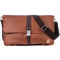 Ritagli di G Ritagli di G Unisex Aktentasche GAIL - 100% Made in Italy, Dunkelbraun leder, – Produktbild 1 von 1