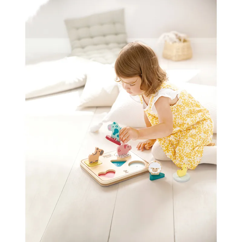 Hape Hape Puzzle Tiergeräusche Tom, Mehrfarbig, – Produktbild 2 von 2
