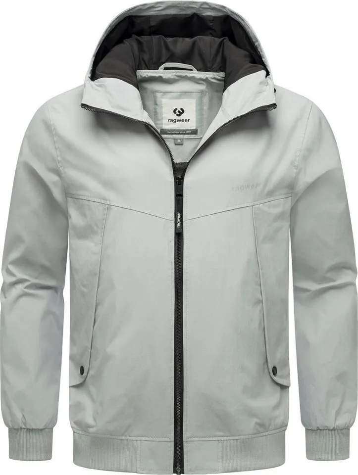ragwear ragwear Outdoorjacke Tyller Leichte Übergangsjacke mit Kapuze, Grau, – Produktbild 2 von 4