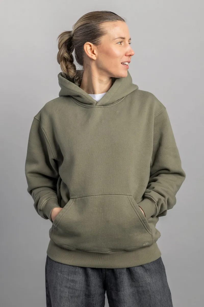 DIRTS DIRTS Herren vegan Hoodie Oversized Dusty Olive, Grün, – Produktbild 2 von 2