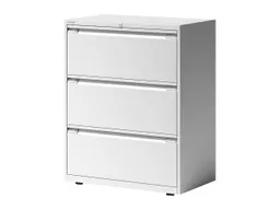 Bisley Bisley Registraturschrank 2-bahnig, 3 Schubladen verkehrsweiß – Produktbild 1 von 1