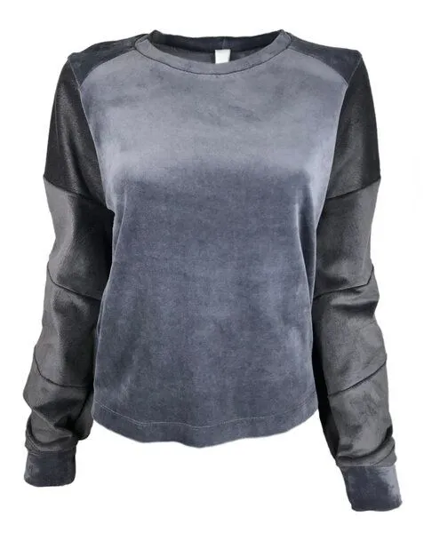 FORMAT FORMAT Pulli, Longsleeve BOWN sweater, Blaugrau, – Produktbild 1 von 2