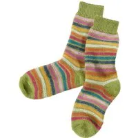 hirsch natur Kinder Socken Bio-Schurwolle Rainbow maigrün Gr.21-22 – Produktbild 1 von 1