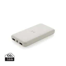 XD Collection XD COLLECTION Wireless Powerbank aus RCS Standard recyceltem Kunststoff, weiß – Produktbild 1 von 1
