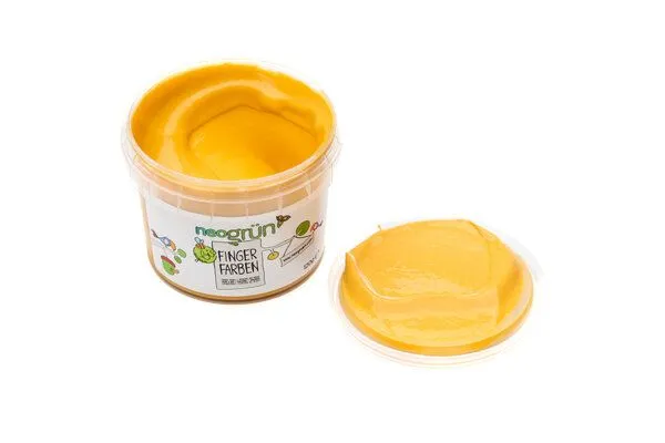 neogrün neogrün Bio-Fingerfarbe - verschiedene Farben, Gelb, – Produktbild 1 von 2