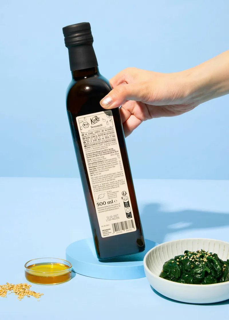 KoRo Bio Sesamöl 500 ml – Produktbild 4 von 5