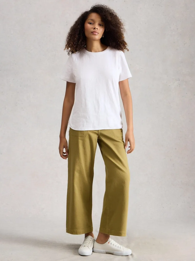 White Stuff T-Shirt Clara - 44, Reines weiß, – Produktbild 2 von 4