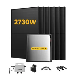 EcoFlow EcoFlow Stream Ultra X, Solaranlage mit Speicher, mit 6 x 455W Bifazialen Solarmodulen, by Powerness - Stream Ultra X | 3840Wh / 1 x Smart Meter / Selbstabholung – Produktbild 1 von 1