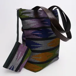 Himal Hemp Shopper/Tasche aus Dhaka-Stoffen (Tote Bag) von Himal Hemp – Produktbild 1 von 1