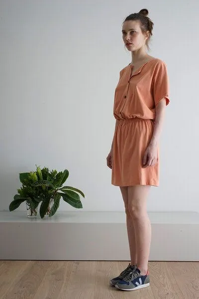 CUS CUS Kleid - BASEdress peach – Produktbild 1 von 3