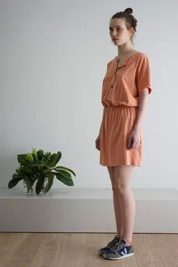 CUS CUS Kleid - BASEdress peach – Produktbild 1 von 1