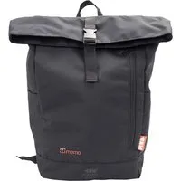 Memo memo Rucksack "Rolltop" aus recycelten PET-Flaschen, schwarz – Produktbild 1 von 1