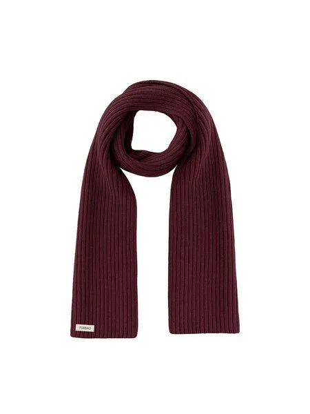 FUXBAU FUXBAU Merino Schal, Bordeaux, – Produktbild 2 von 4