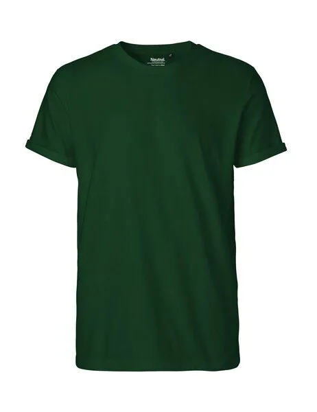 Neutral® - 3FREUNDE Neutral® - 3FREUNDE Männer T-Shirt Roll-Up, Flaschengrün, – Produktbild 1 von 4