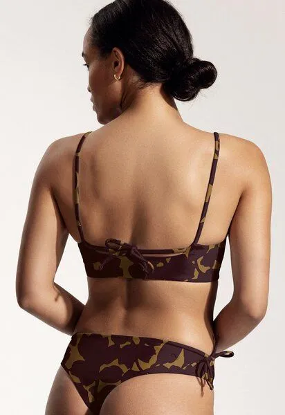 Oy Oy Surf Bikini Oberteil „Buri“, Hibiskus print, – Produktbild 2 von 4