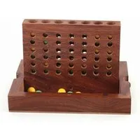 El Puente El Puente Brettspiel "Vier gewinnt" | Fair Trade & Handmade aus Indien – Produktbild 1 von 1