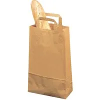 Tragetasche 22x11x36 cm  70g/m² mit Innenhenkel Recycling braun – Produktbild 1 von 1
