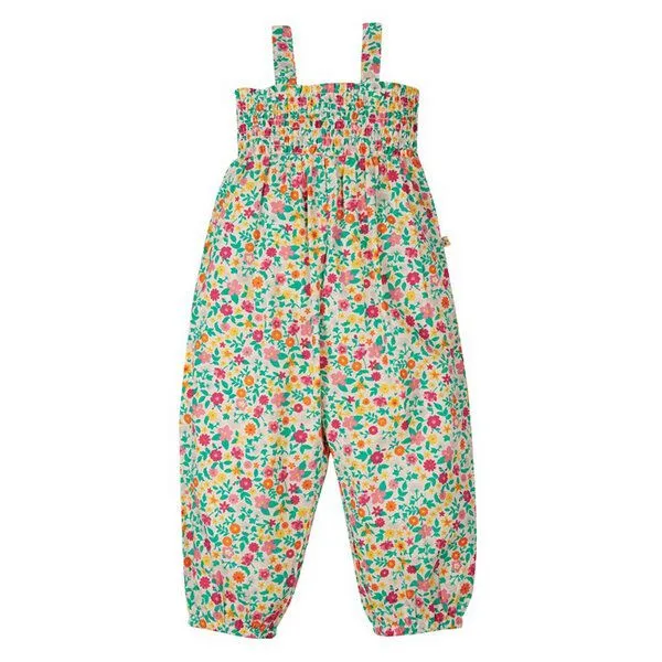 Frugi Frugi Latzhose Safia mit Blumenmuster Sommerhose – Produktbild 1 von 2
