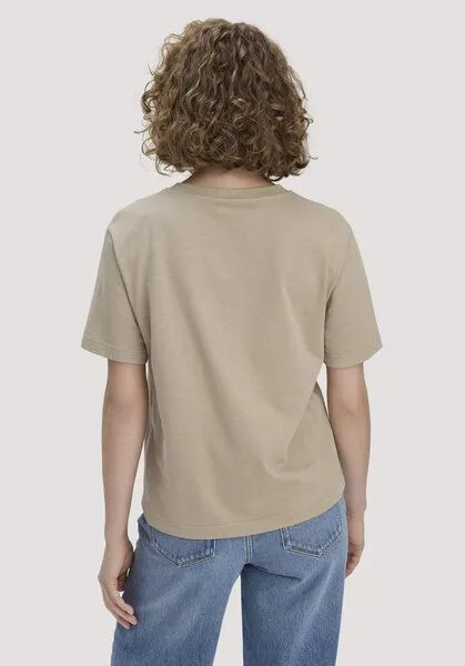 hessnatur hessnatur Heavy Jersey T-Shirt aus reiner Bio-Baumwolle, Sand, – Produktbild 3 von 5