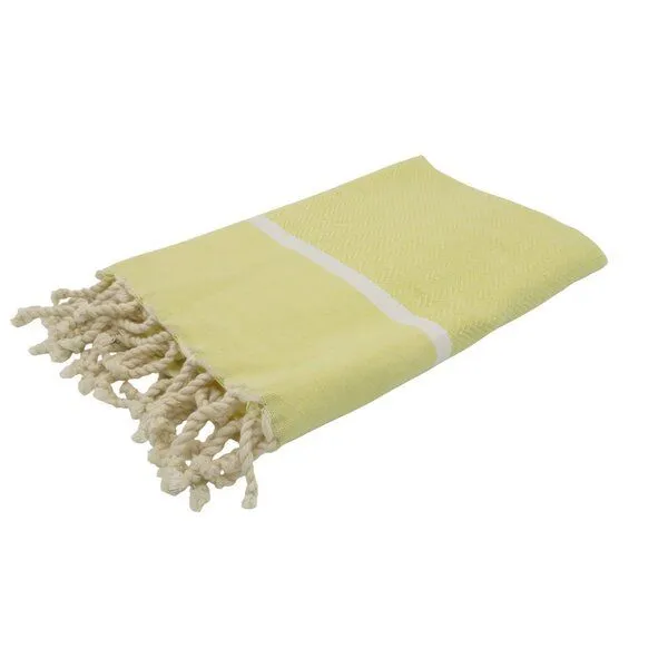 Just Be Just Be Hamamtuch / Strandtuch Chevron, Gelb, – Produktbild 1 von 1