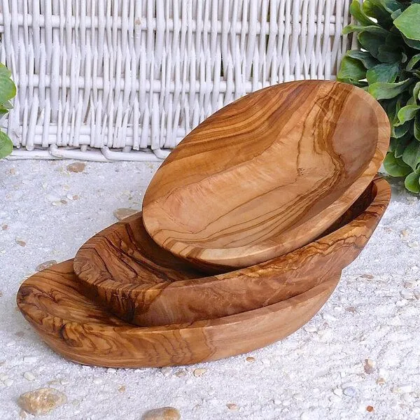 Olivenholz erleben Olivenholz erleben Schälchen oval Mittel aus Olivenholz – Produktbild 4 von 4