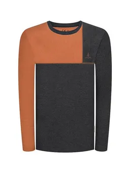 Bleed Bleed Plant-Based Super Active Longsleeve Schwarz Orange-Braun – Produktbild 1 von 1