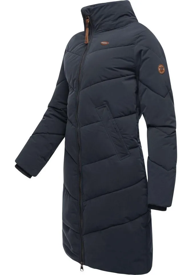 ragwear ragwear Wintermantel Rebelka wasserdichter Winterparka mit abnehmbarer Kapuze, Blau, – Produktbild 5 von 5