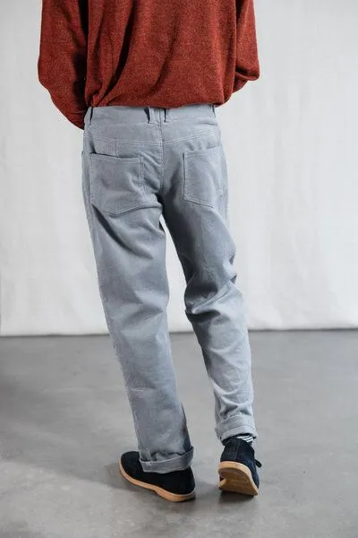 Jyoti - Fair Works Jyoti - Fair Works Bio-Baumwollcord Hose Prakrit, Nebel, – Produktbild 4 von 4