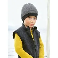Disana Disana Beanie bio Merinowolle, Anthrazit-grau, – Produktbild 1 von 1