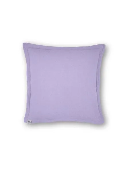 Hutch&Putch Hutch&Putch Musselin Sofakissenbezug - Kissenbezug - Zierkissen - aus 100% Bio-Baumwolle - Handmade in Germany, Lavendel, – Produktbild 1 von 1