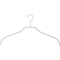 MAWA MAWA Kleiderbügel Silhouette F aus Metall - Set aus 10 Bügeln, Weiss, – Produktbild 1 von 1