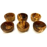 Olivenholz erleben Olivenholz erleben Kleine Salzschale aus Olivenholz Ø 4 cm – Produktbild 1 von 1