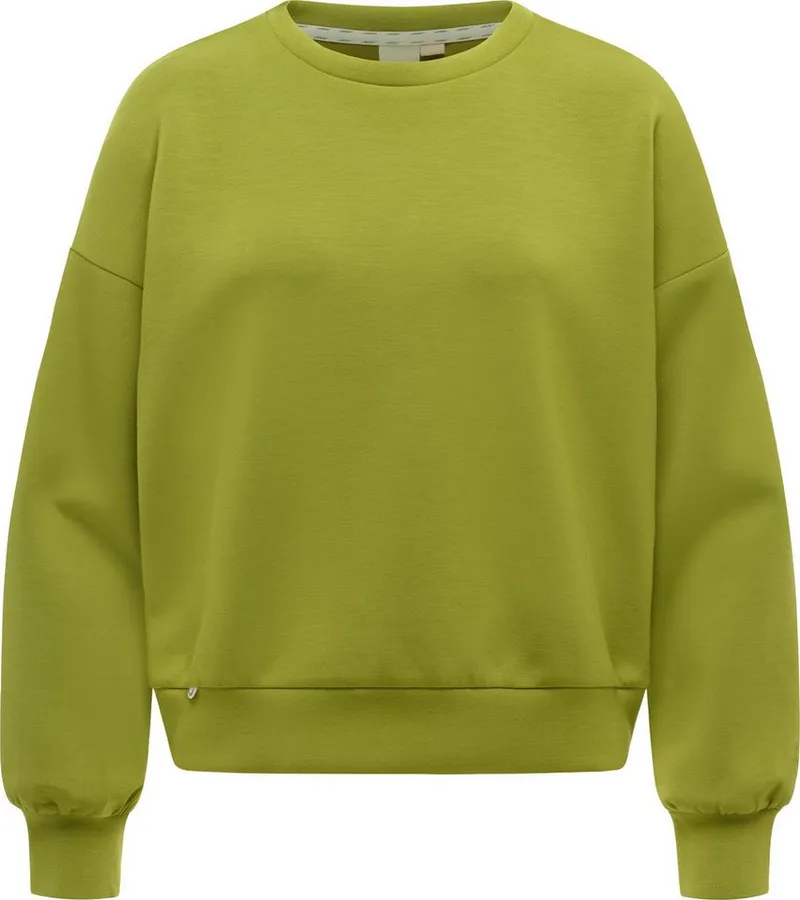 ragwear ragwear Sweater Wuss Solid lässiges oversized Damen Sweatshirt, Grün, – Produktbild 2 von 3