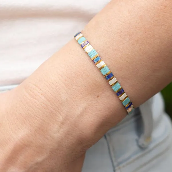 juni juni Türkises Armband Ocean Tonic – Produktbild 6 von 6