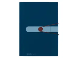 Herlitz herlitz Fächermappe aus Recycling-PP mit 12 Fächern, DIN A4, blau – Produktbild 1 von 1