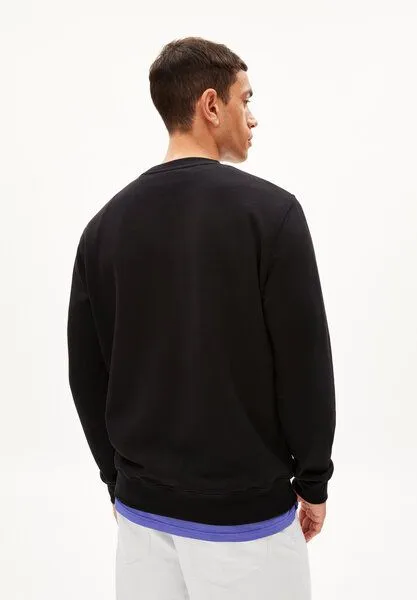 ARMEDANGELS ARMEDANGELS BAARO – Herren Sweatshirt Regular Fit aus Bio-Baumwolle, Black (schwarz), – Produktbild 4 von 4