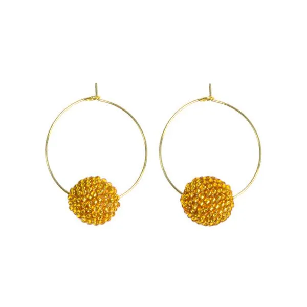 Sakiba Sakiba Creolen Svelte, Gold, – Produktbild 3 von 4