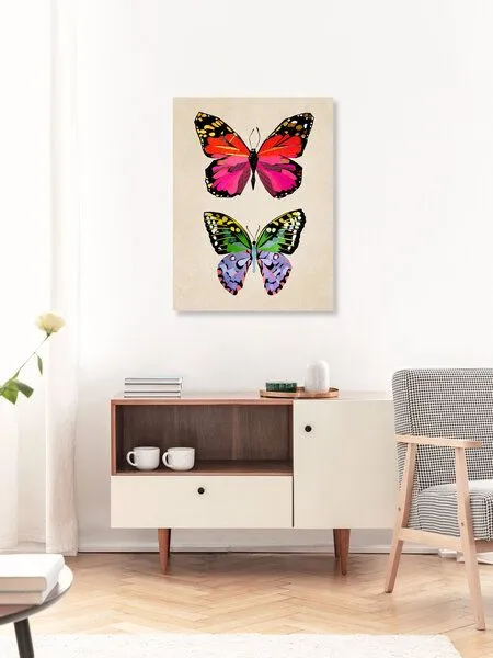 Photocircle Photocircle Poster / Leinwandbild - Schmetterlinge – Illustration für Kinder – Produktbild 3 von 4