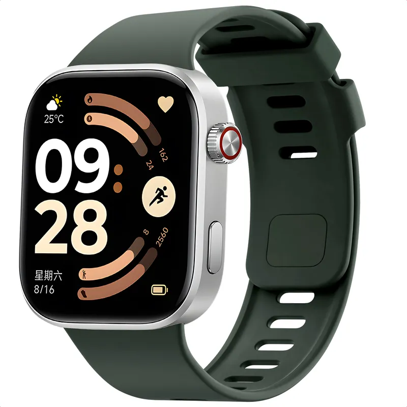 imoshion imoshion Silikonband für Xiaomi Smart Band 10 Pro / 9 Pro / 8 Pro / Redmi Watch 6 / 5 / 4, Dunkelgrün, – Produktbild 1 von 1